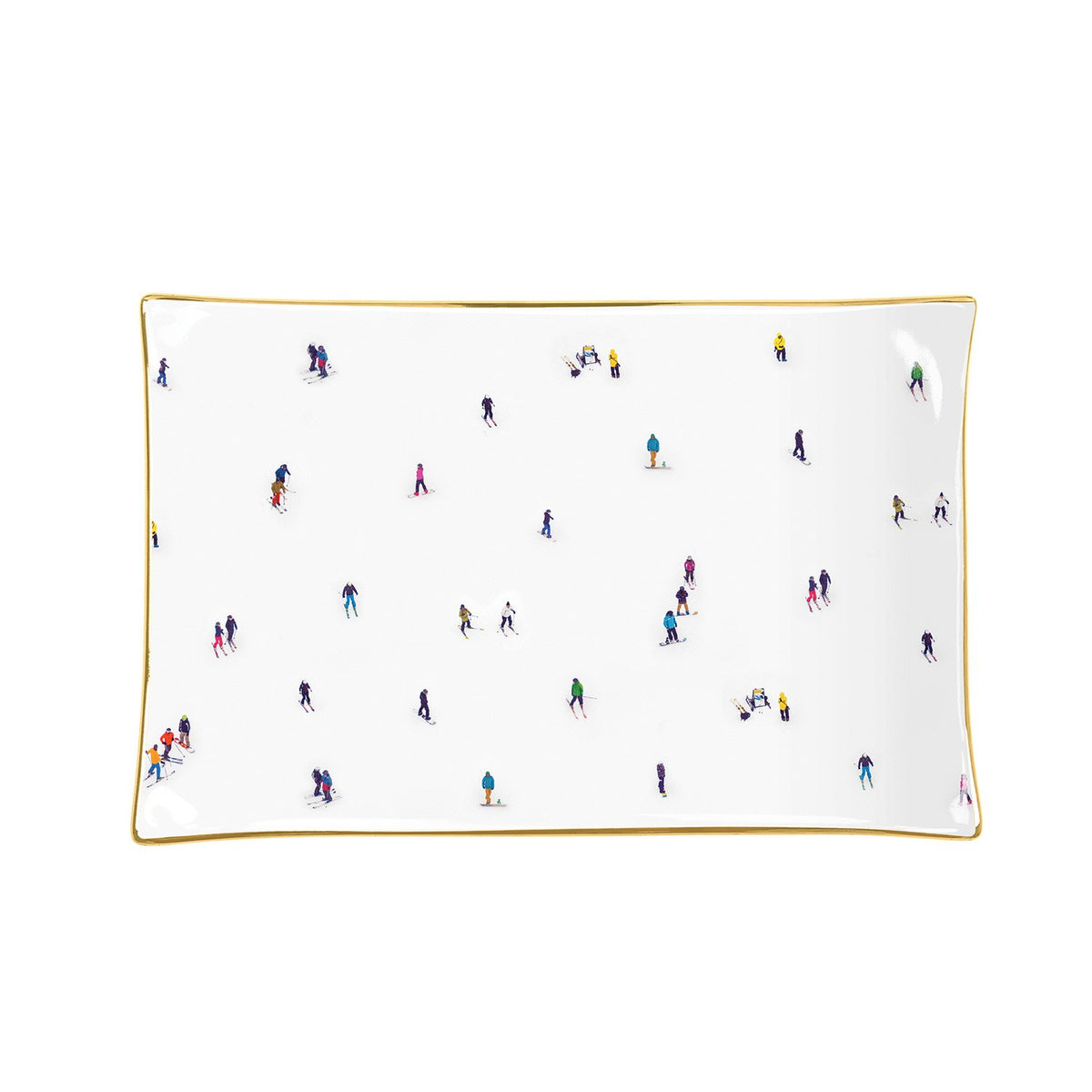 Gray Malin: The Skiers Porcelain Tray