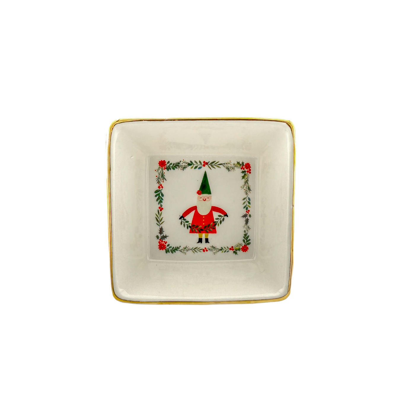Gnome Square Bowl - Green Hat
