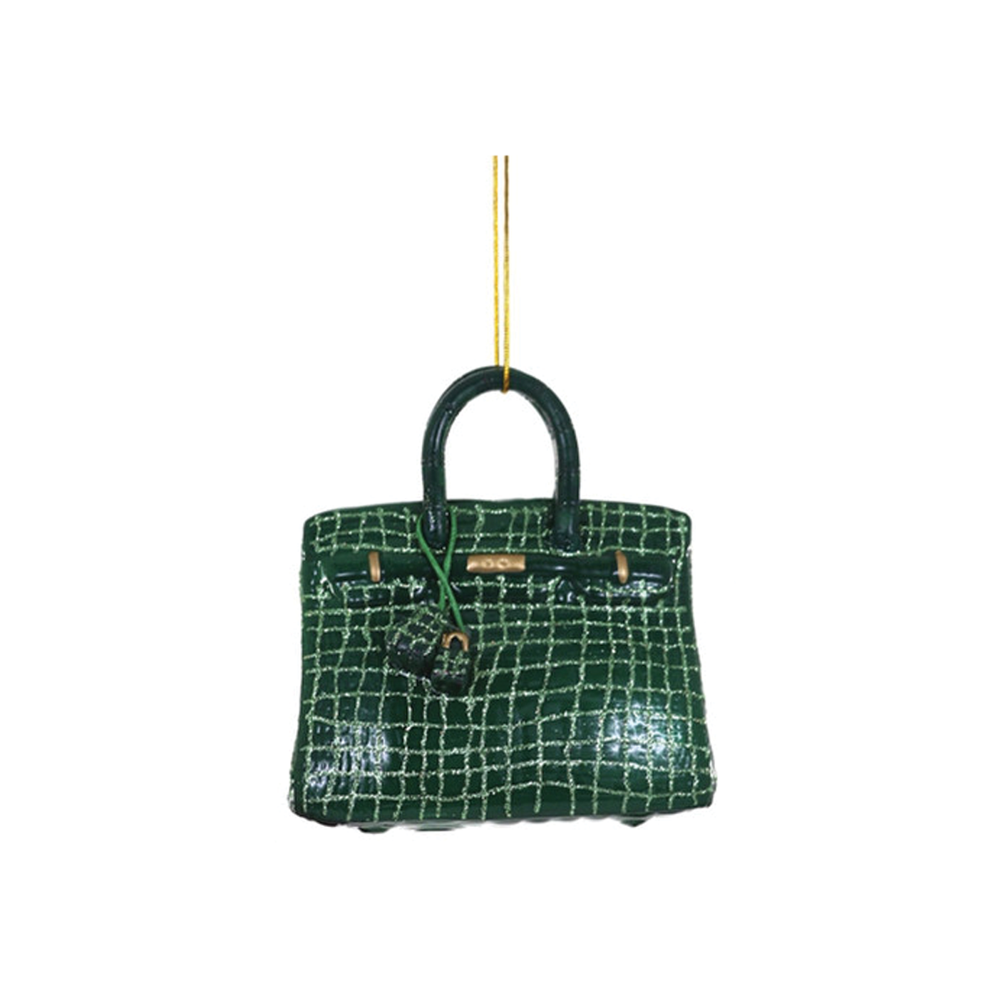 Haute Handbag Ornament - Green