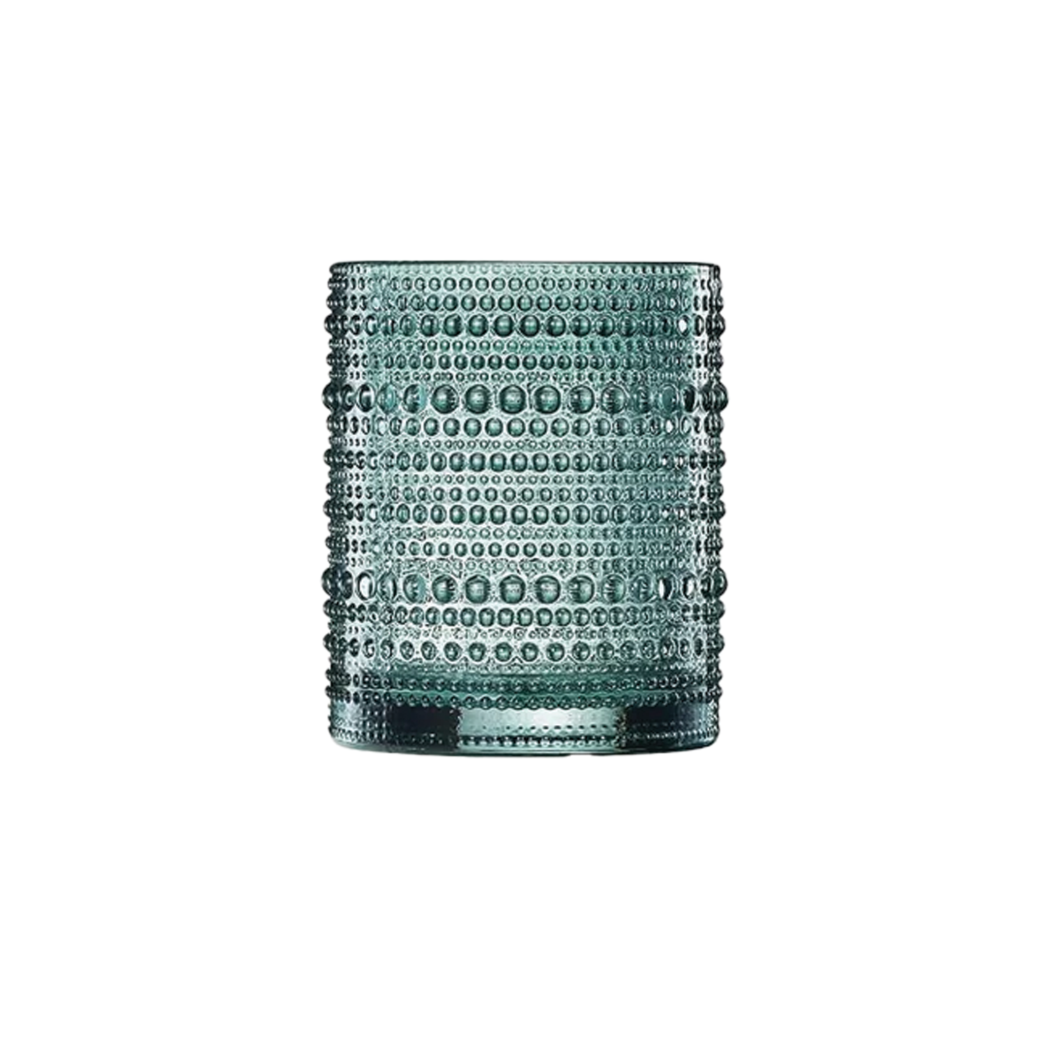 Hobnail Beaded Lowball Glass - Green - Just Fabulous Palm Springs