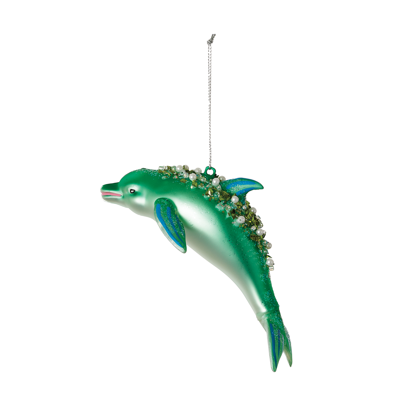 Dolphin Ornament - Green