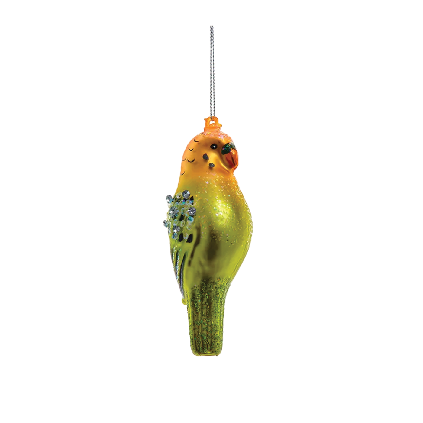 Parakeet Ornament - Green