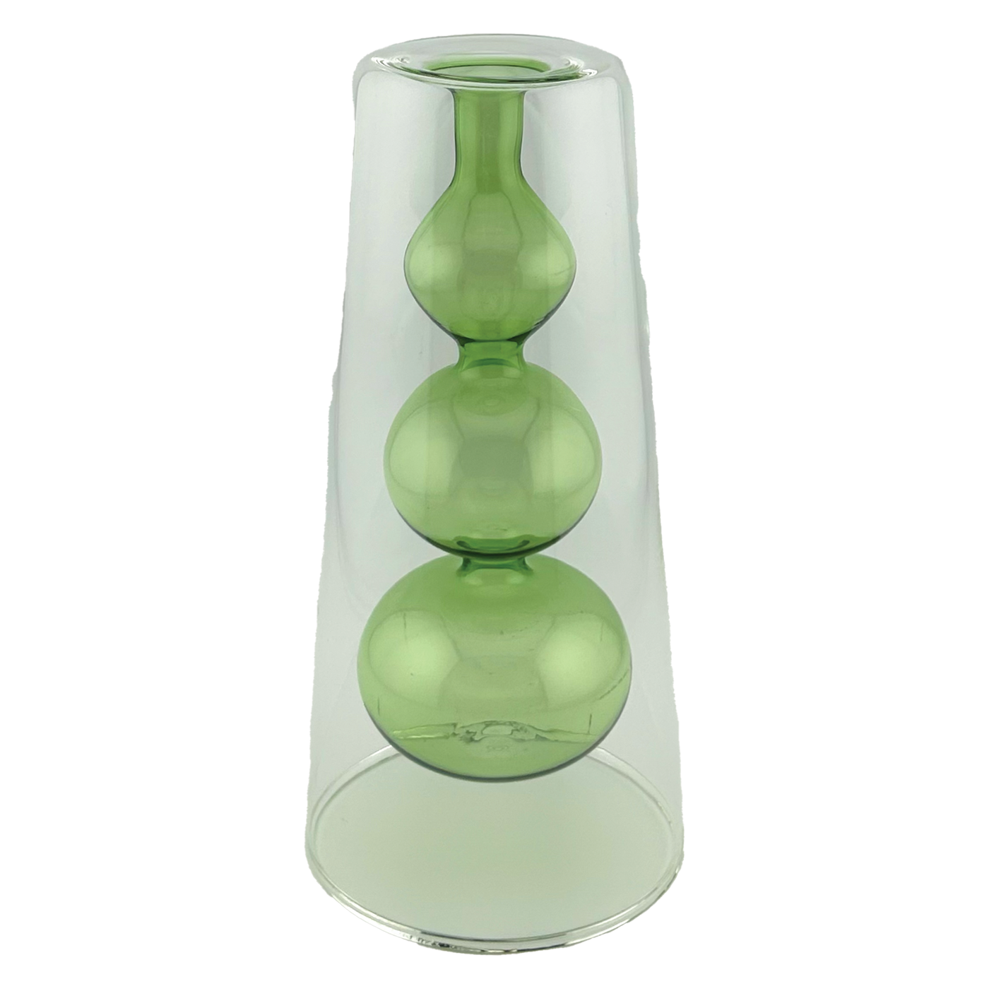 Nordic Hydroponic Colored Glass Vase - Green