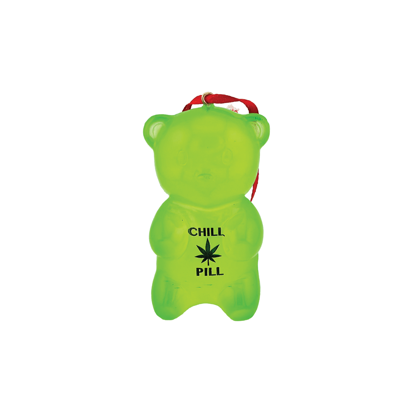 Chill Gummy Bear Ornament - Green