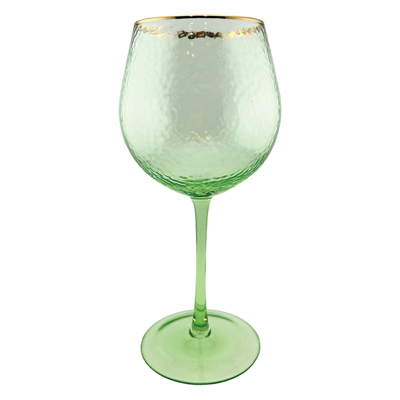 Rainbow Wine Glass - Green