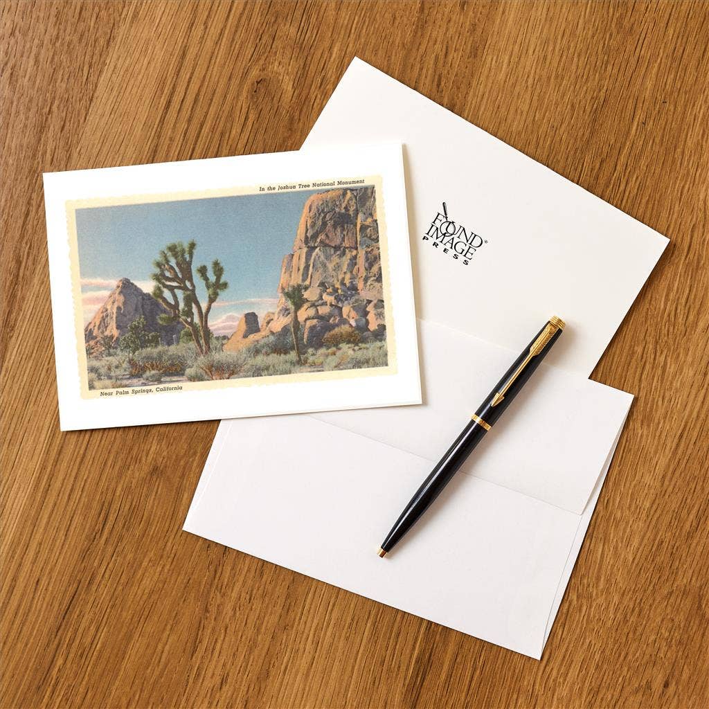 Joshua Trees Greeting Card - Just Fabulous Palm Springs