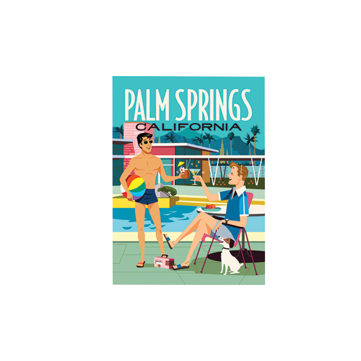 Magnet: Palm Springs Poolside Cocktails
