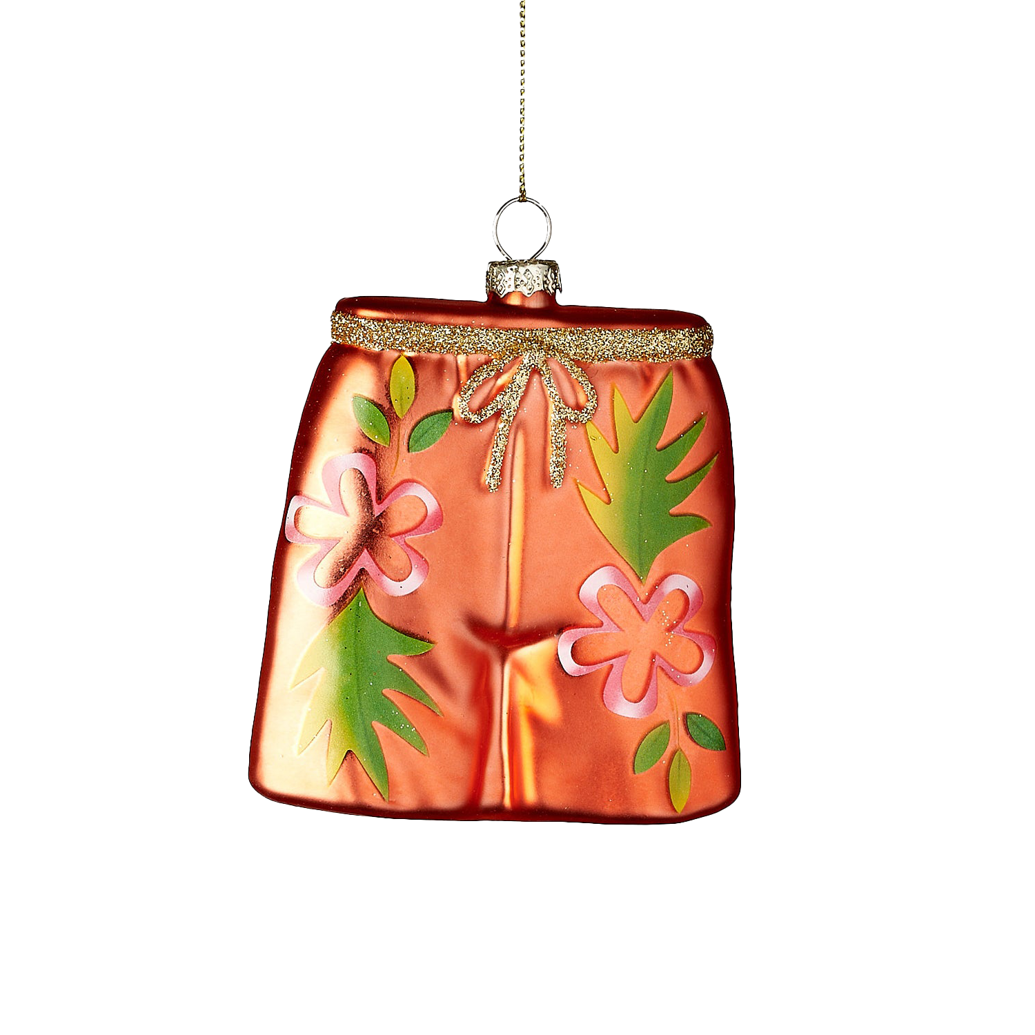 Swim Trunk Ornament - Orange