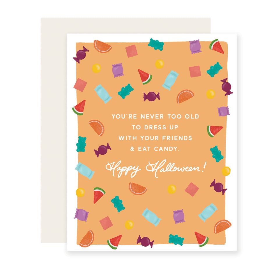 Halloween Candy Holiday Card