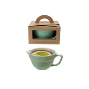 Stoneware Batter Bowl Measuring Cups