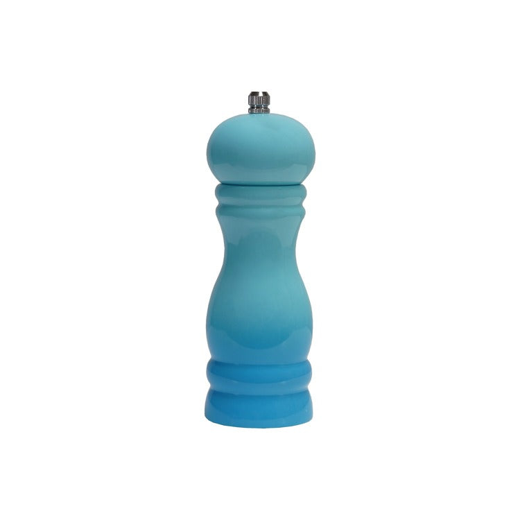 Rubberwood Salt & Pepper Mill - Blue