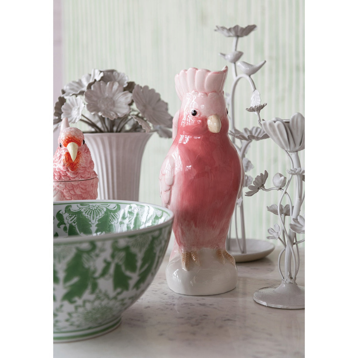 Ceramic Cockatoo Shaped Pitcher