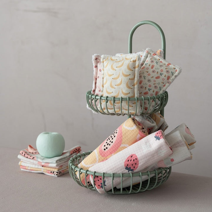 2 Tier Metal Basket
