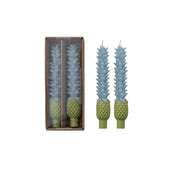 Unscented Pineapple Taper Candles