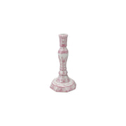 Hand-Painted Stoneware Taper Holder