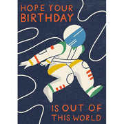 Astronaut Birthday Card - Just Fabulous Palm Springs