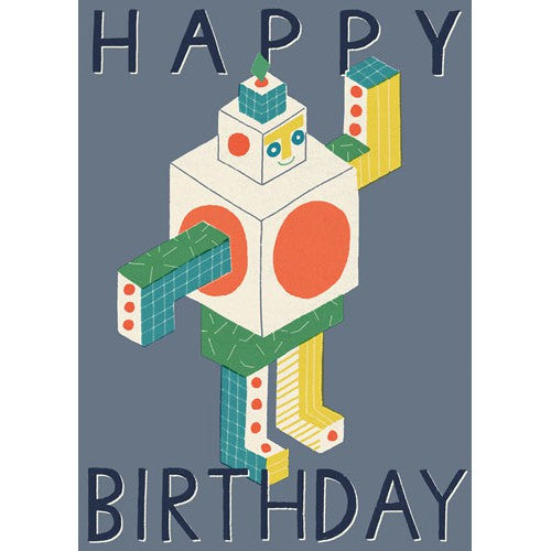 Roboto Birthday Card