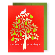 Pear Tree Holiday Card