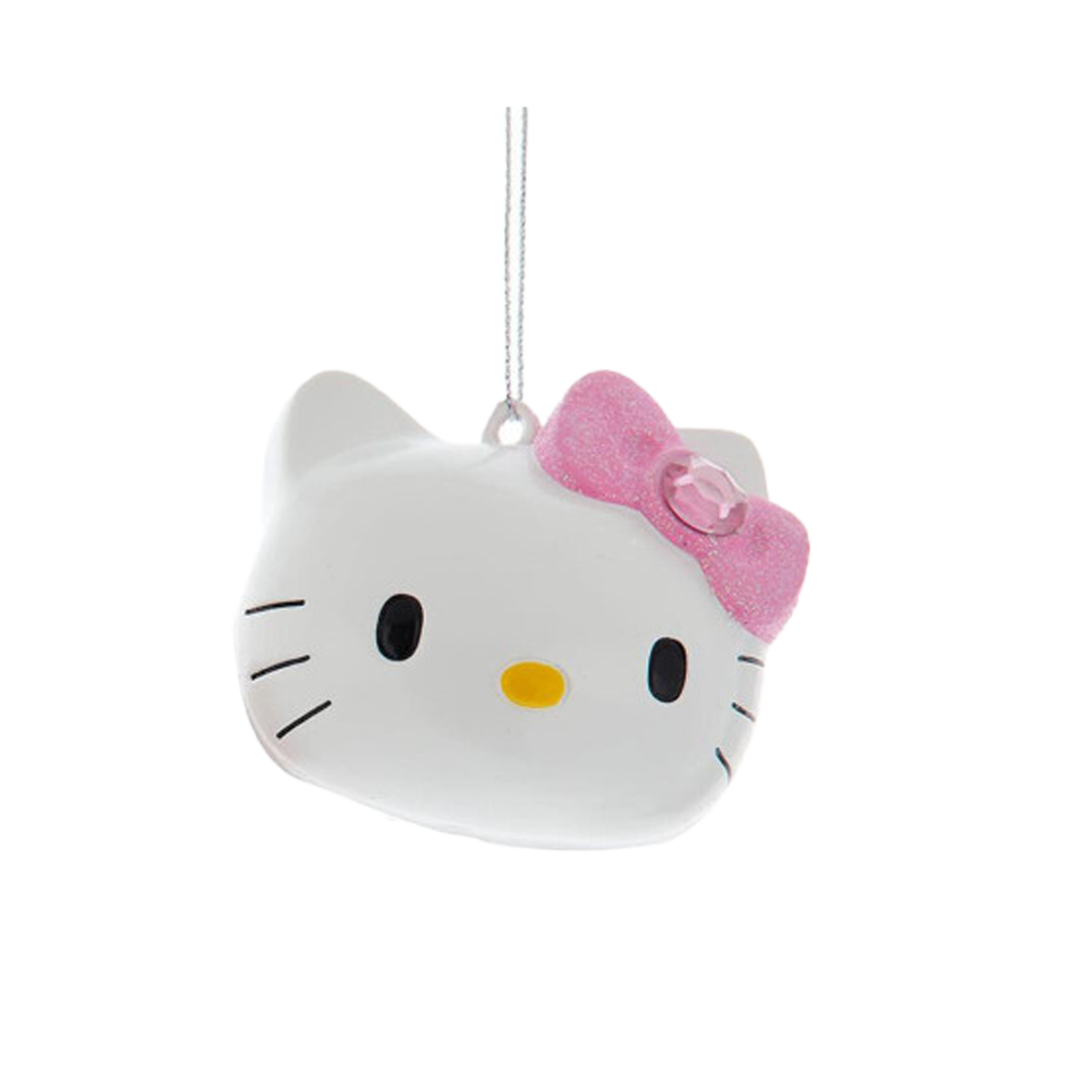 Hello Kitty Head Ornament - Pink Bow