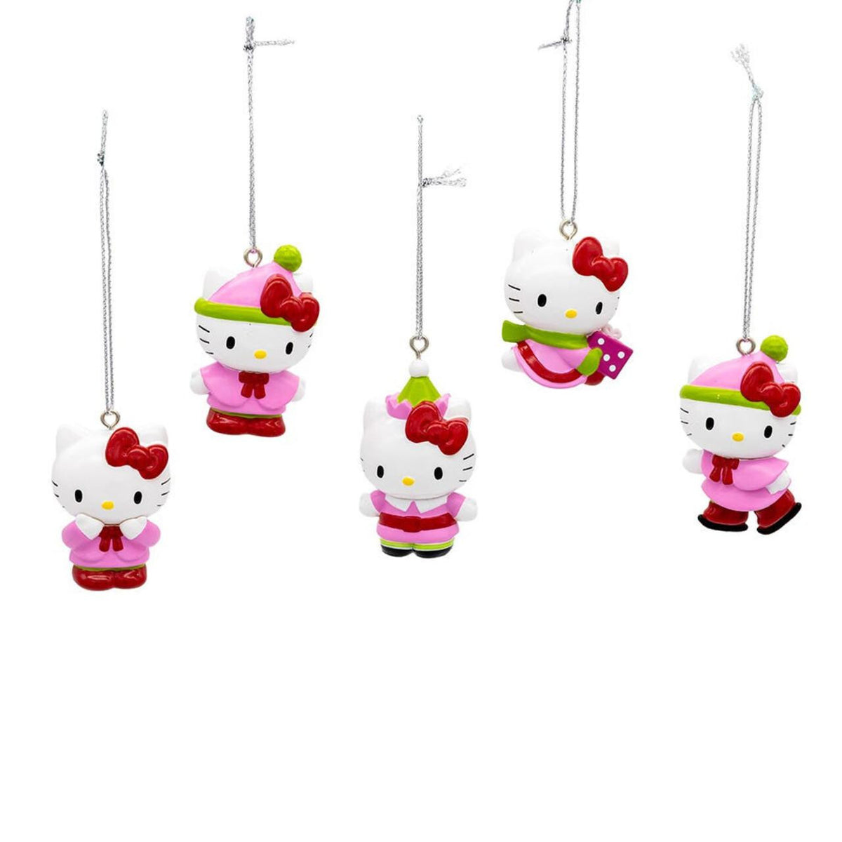 Hello Kitty Miniature Ornaments - 5-Piece Box