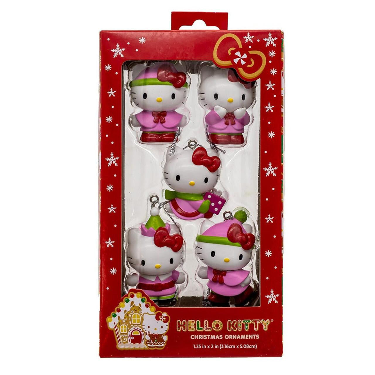 Hello Kitty Miniature Ornaments - 5-Piece Box