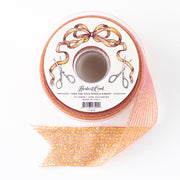 Pink and Gold Sparkle Ribbon