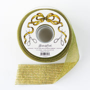 Olive and Gold Sparkle Ribbon