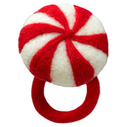 Felt Peppermint Swirl Napkin Ring