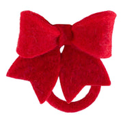 Red Felt Bow Napkin Ring
