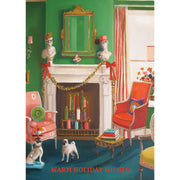 Holiday Fireplace Card