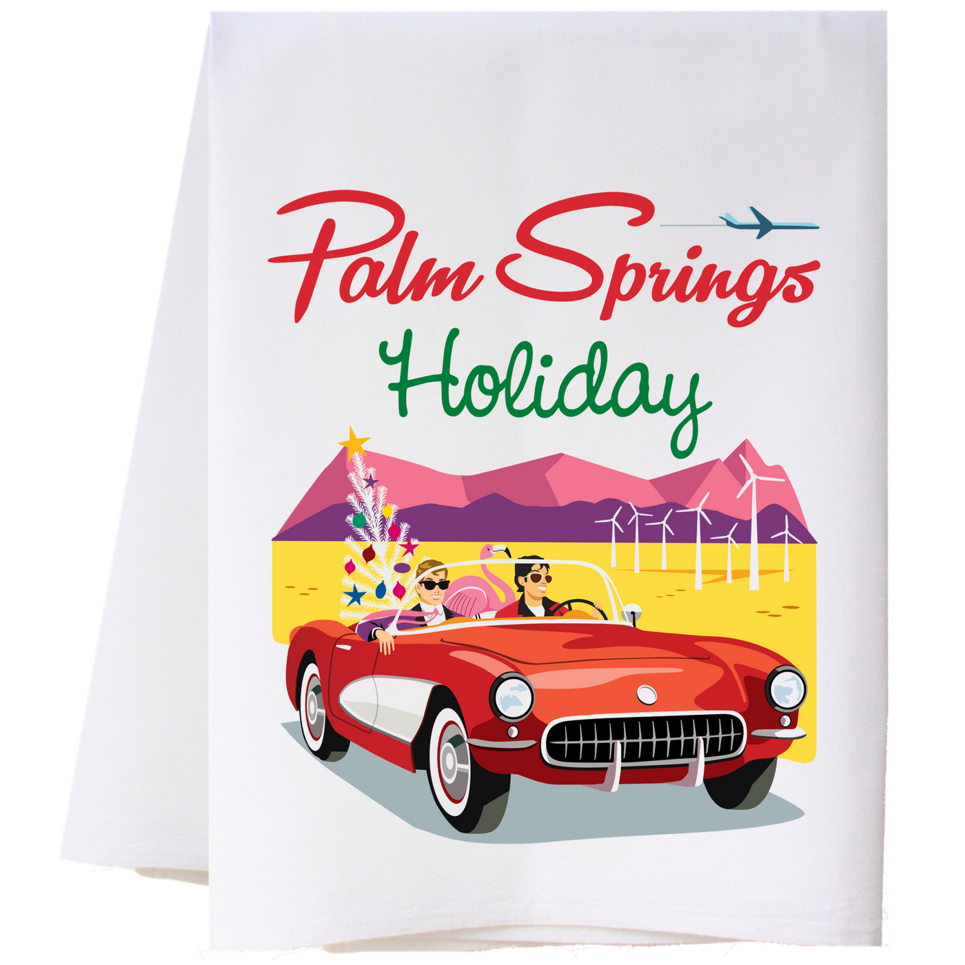 Palm Springs Holiday Convertible Tea Towel