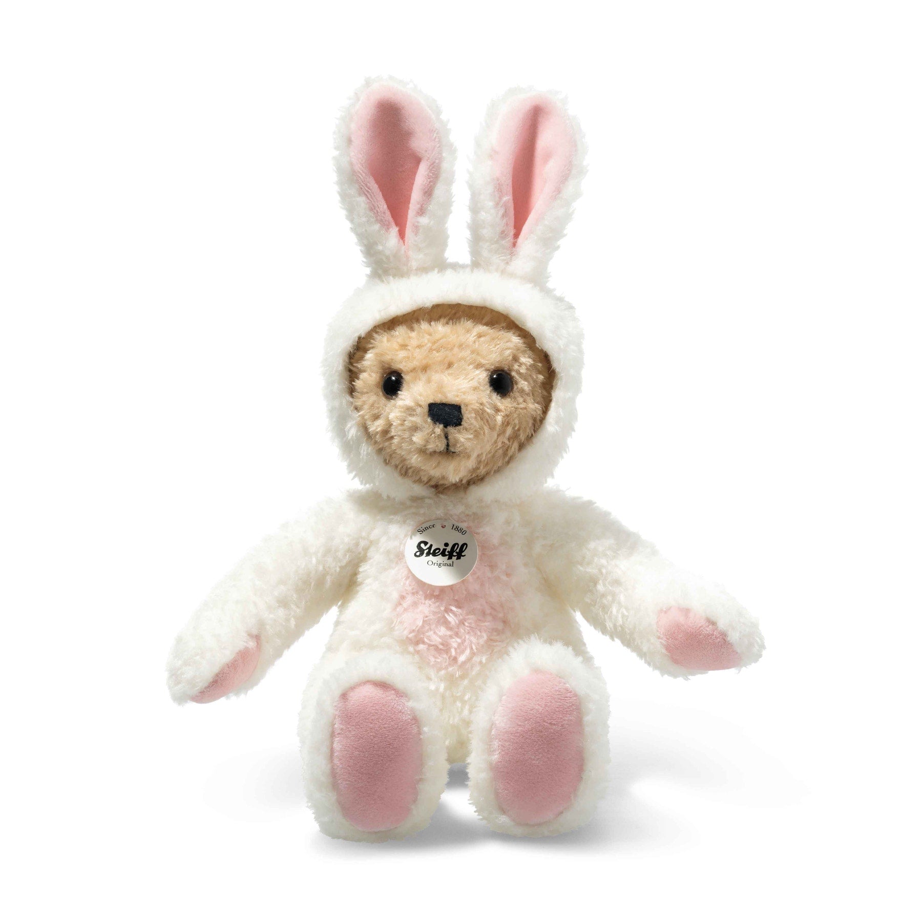 Teddy Bear With Bunny Hoodie Costume 11" Plush