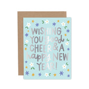 Good Cheer & A Happy New Year Greeting Card