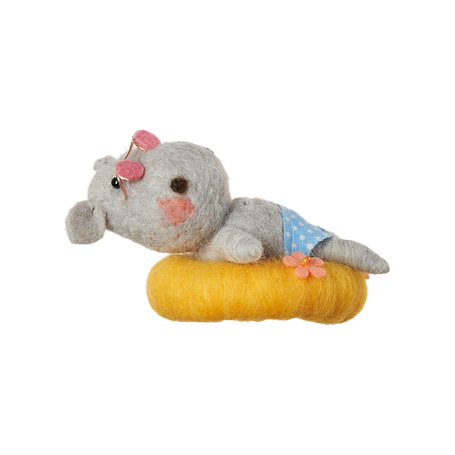 Tubing Animal Ornament - Hippo