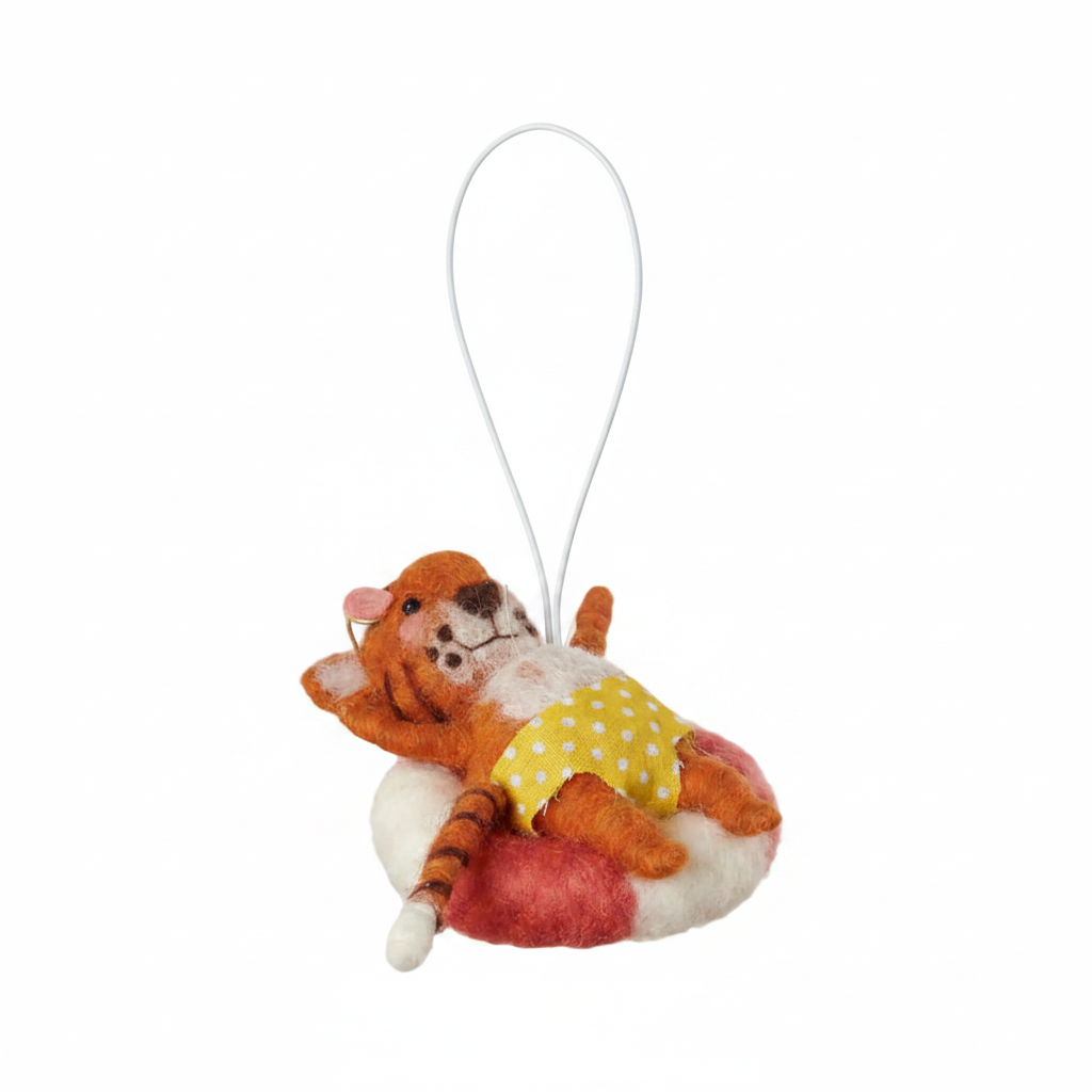 Tubing Animal Ornament - Tiger