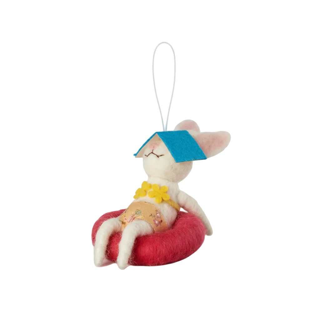 Tubing Animal Ornament - Rabbit