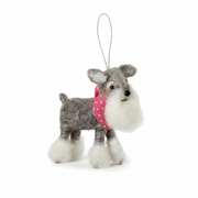 Fancy Dog Ornament - Schnauzer