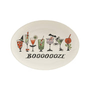 Booooooze Stoneware Platter With Halloween Cocktails