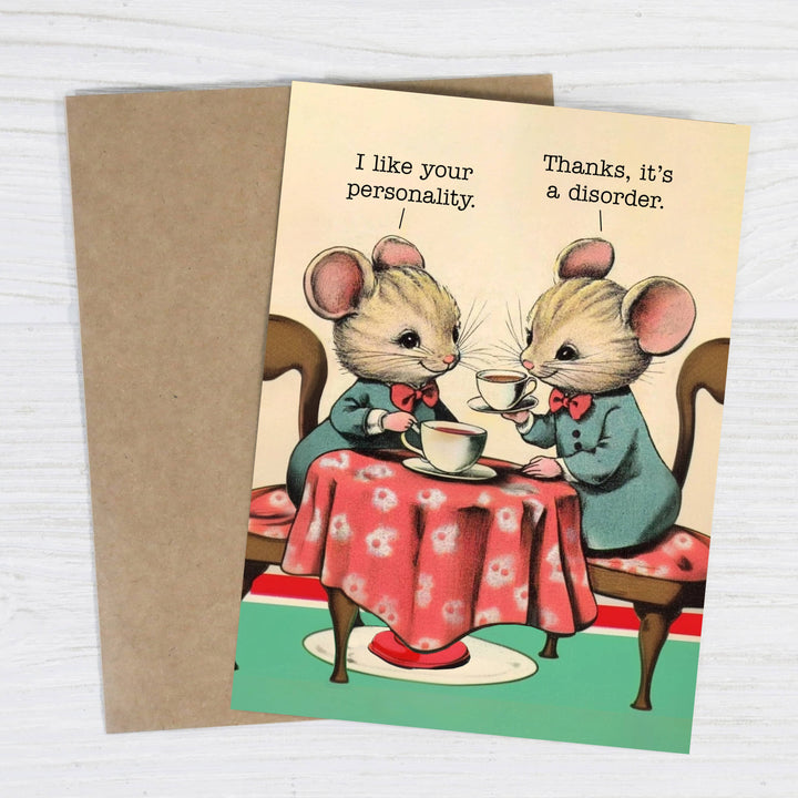 I Like Your Personality Greeting Card - Just Fabulous Palm Springs
