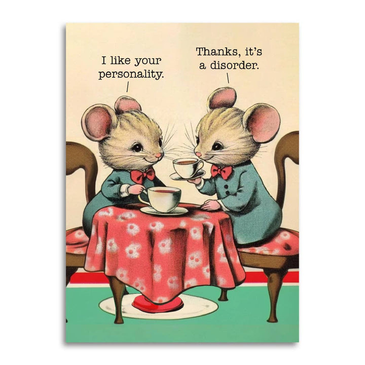 I Like Your Personality Greeting Card - Just Fabulous Palm Springs