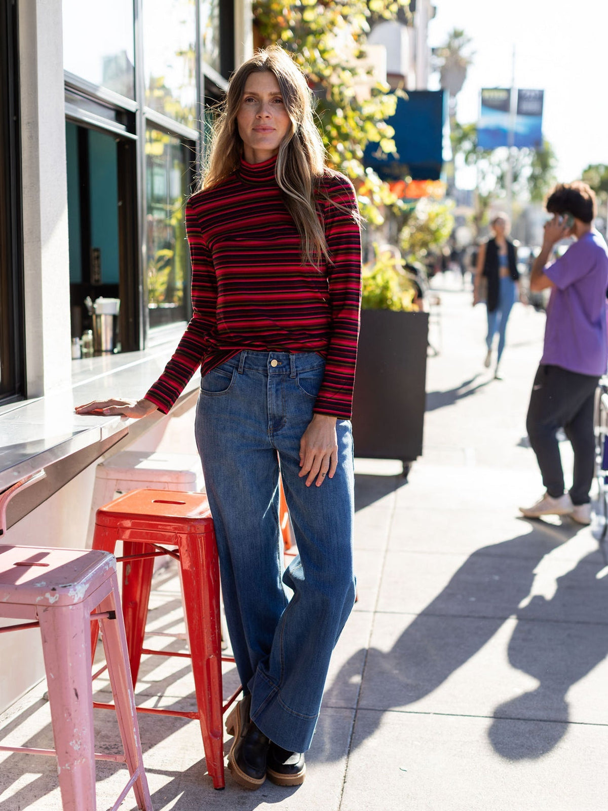 Ida Tee Red Stripe