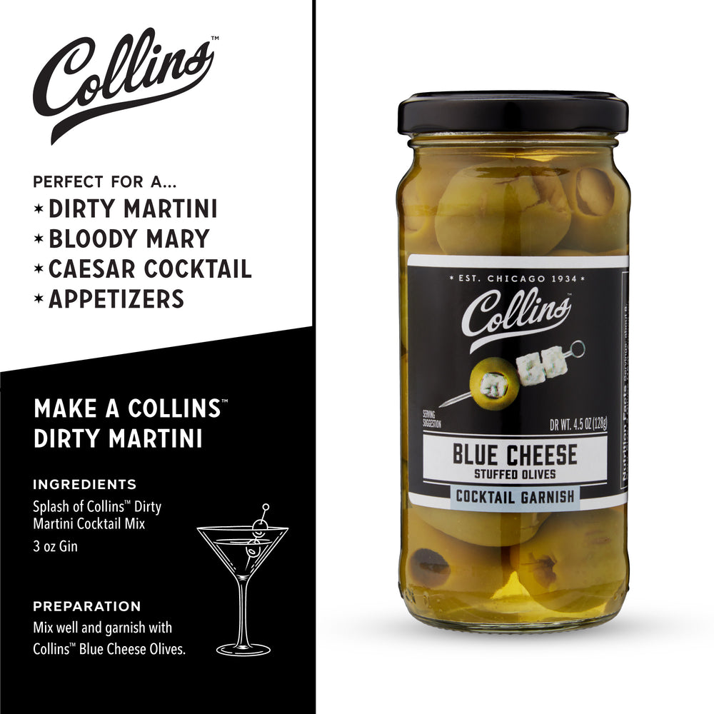 Blue Cheese Stuffed Olives - 4.5 Oz.