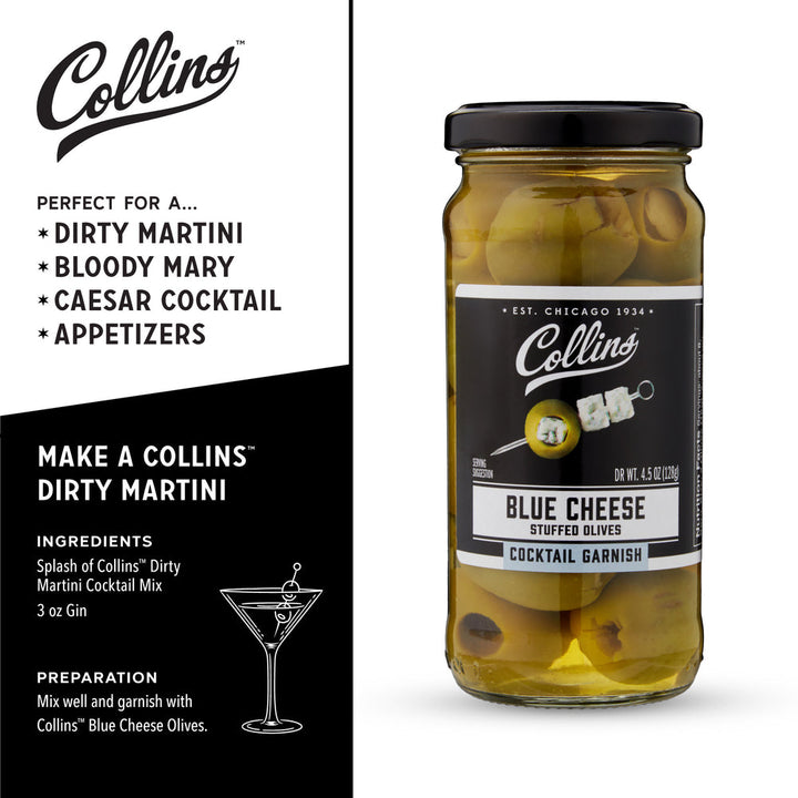Blue Cheese Stuffed Olives - 4.5 Oz.