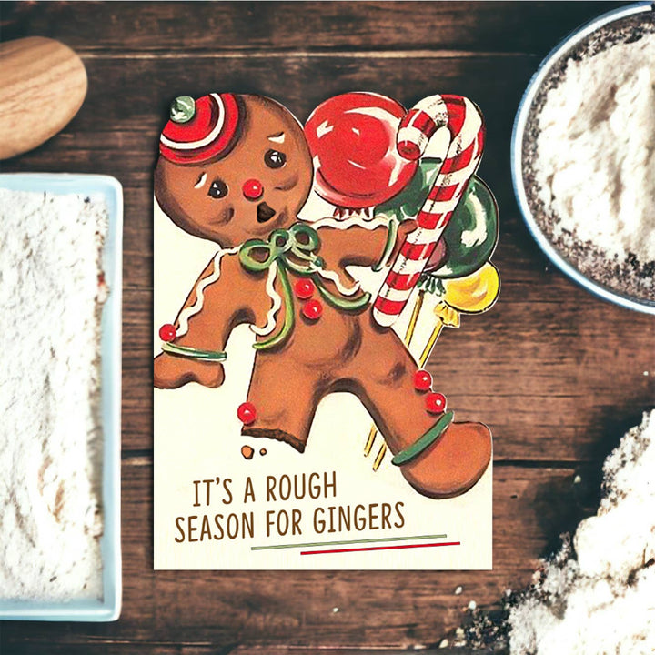 It’s A Rough Season For Gingers Christmas Card - Just Fabulous Palm Springs