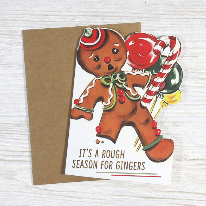 It’s A Rough Season For Gingers Christmas Card - Just Fabulous Palm Springs