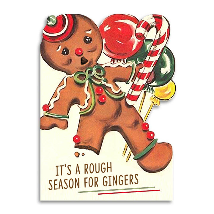 It’s A Rough Season For Gingers Christmas Card - Just Fabulous Palm Springs