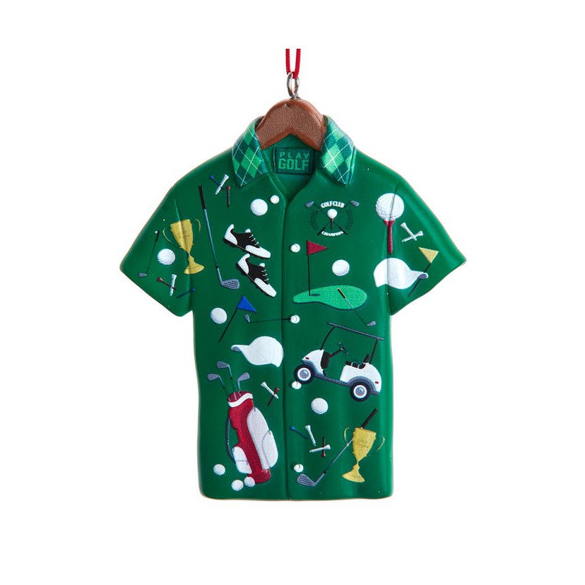 Golf Printed Shirt Ornament