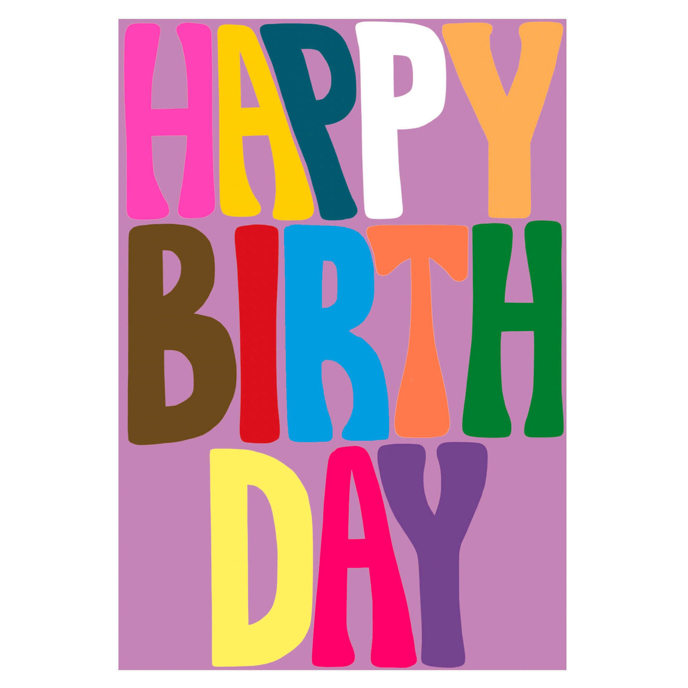 Colorful Birthday Card