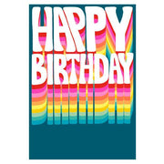 Happy Birthday Gradient Card