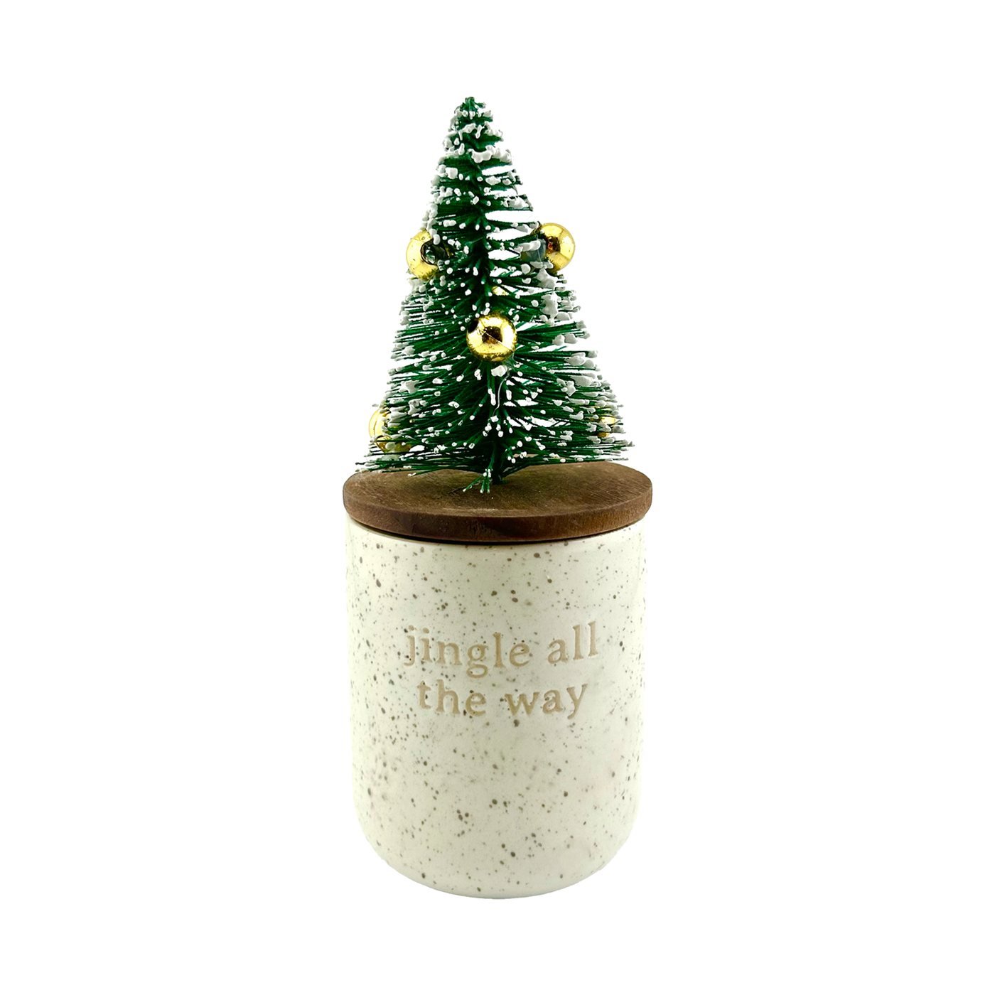 Christmas Bottle Brush Topper Candles - Tree